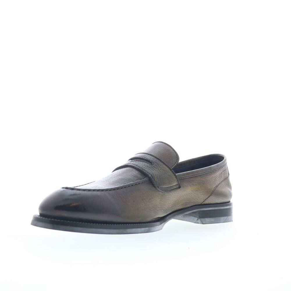 Di Bianco Mens Aviano Lined Calfskin Green Shoes (NWT) - Picture 4 of 7